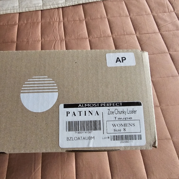 Portland Leather Co. Patina 'Zoe' Chunky Loafers Tan/fawn Suede Size 8 - Picture 5 of 10